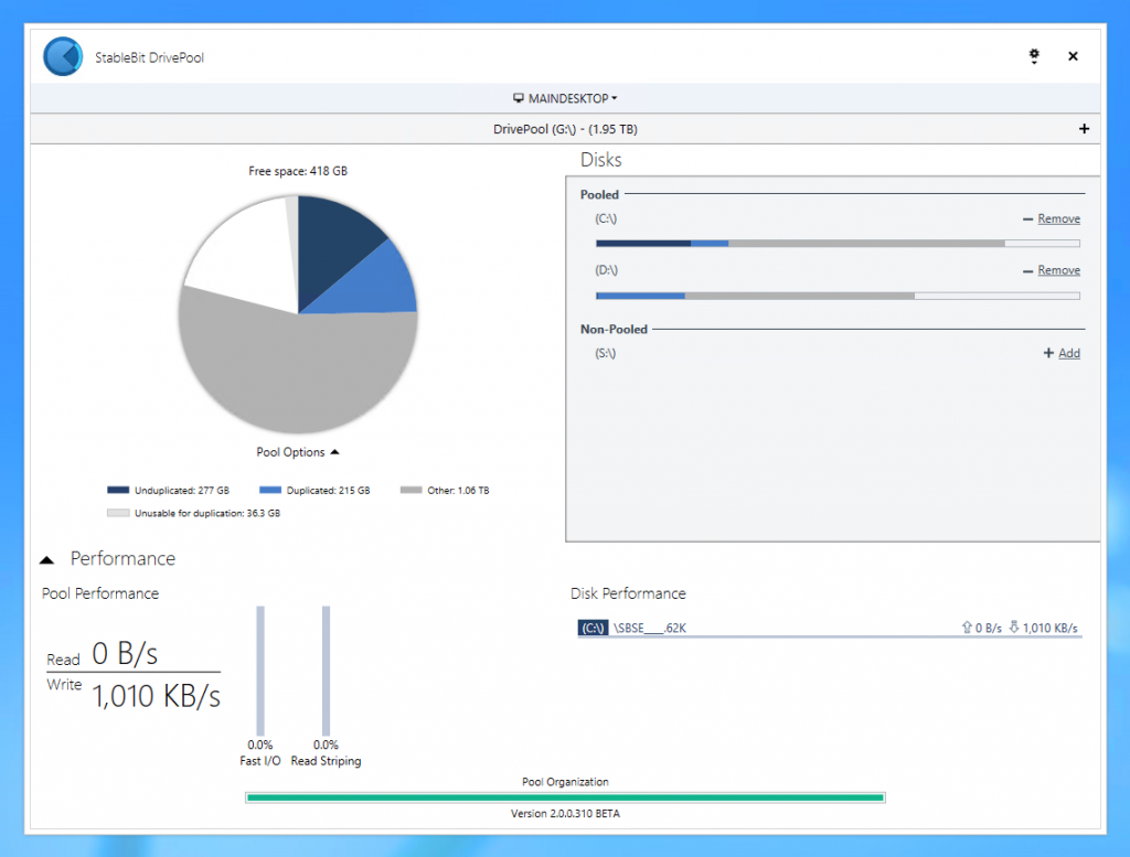 StableBit DrivePool 2.0.0.310 BETA – File System Improvements – Covecube